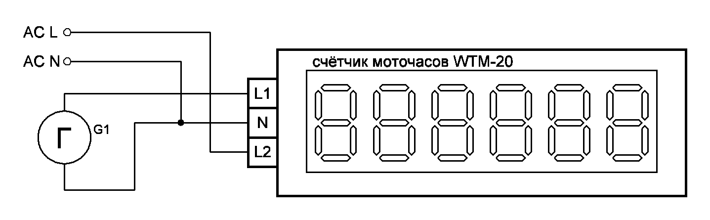 Счетчик моточасов WTM-20 купить в интернет-магазине ООО «НТК Приборэнерго»