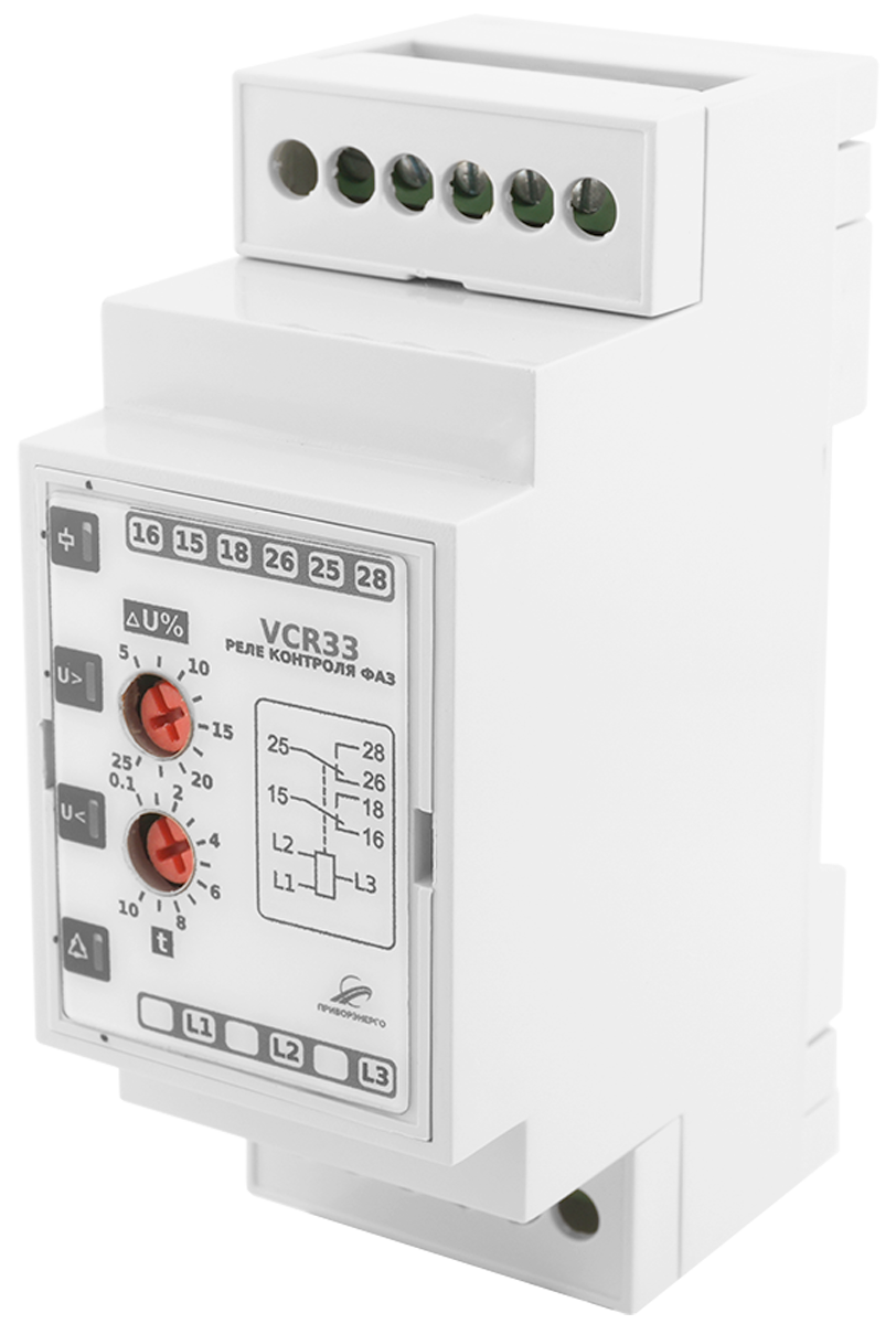 Реле контроля фаз VCR33
