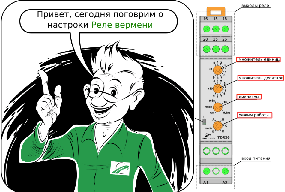 Инструкция по настройке задержек реле времени 220В