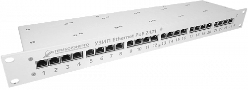УЗИП Ethernet PoE 19" 2421 купить в интернет-магазине ООО «НТК Приборэнерго»