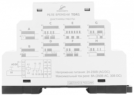 Реле времени TDR1 купить в интернет-магазине ООО «НТК Приборэнерго»