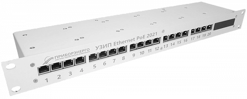 УЗИП Ethernet PoE 19" 2021 купить в интернет-магазине ООО «НТК Приборэнерго»