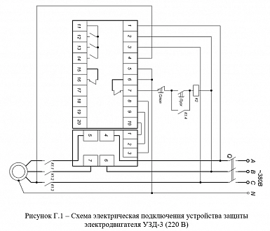 Устройство защиты трехфазного асинхронного электродвигателя УЗД-3 купить в интернет-магазине ООО «НТК Приборэнерго»