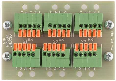 Разветвитель интерфейса RS-485/422 ПР-6 DIN IP00 купить в интернет-магазине ООО «НТК Приборэнерго»