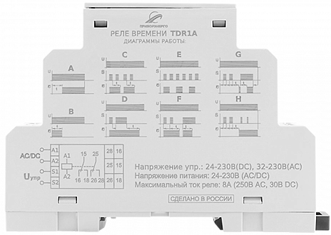 Реле времени TDR1A купить в интернет-магазине ООО «НТК Приборэнерго»